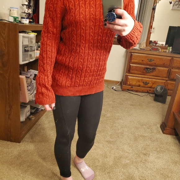 Bundle only croft and barrow red/orange sweater - Picture 5 of 6